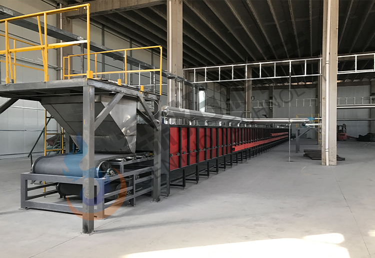 Mesh belt kiln