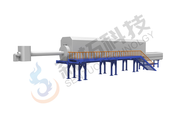 锂电池破碎物料高温热解炉系统（一）