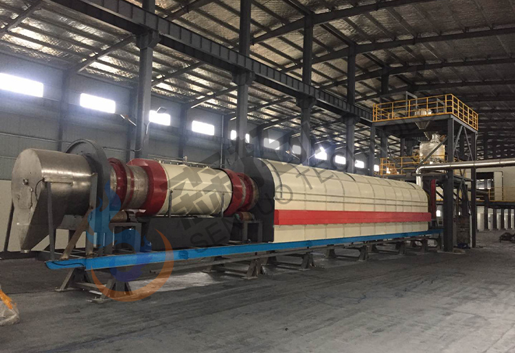 Manganese sulfate roasting - manganese trioxide rotary kiln